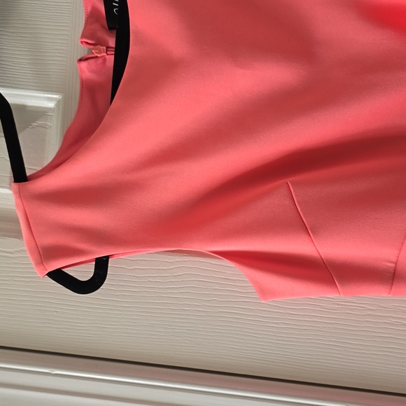 JH EVENING BRAND WOMEN'S PETITE CORAL SLEEVELESS DRESS SIZE 14P - Picture 6 of 16